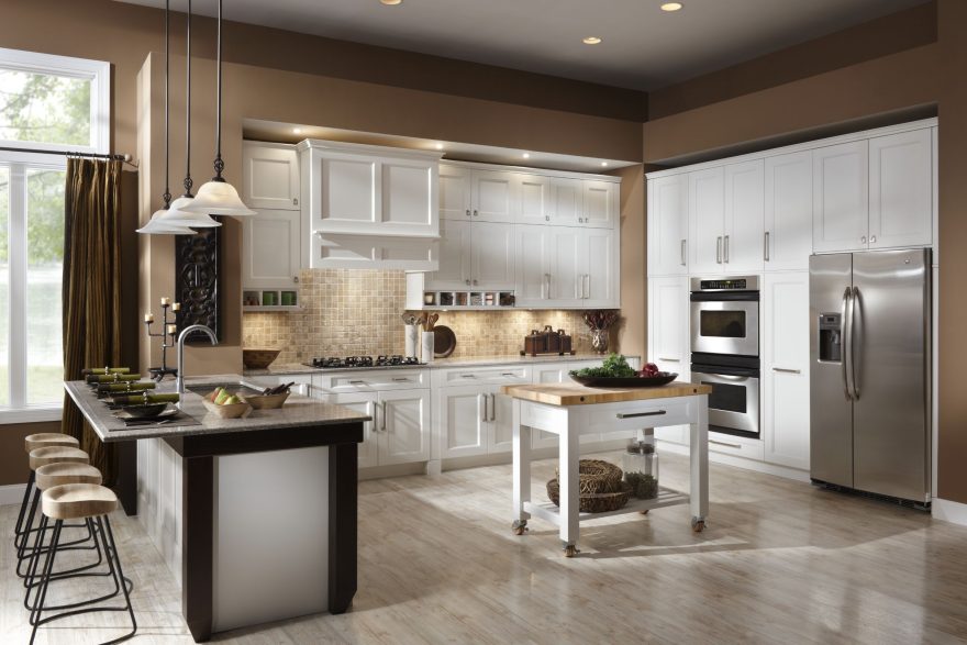 Design Craft Framless Kitchen Cabinets Transitional White Shaker Design Craft Framless Kitchen Cabinets, Design Craft Cabinets