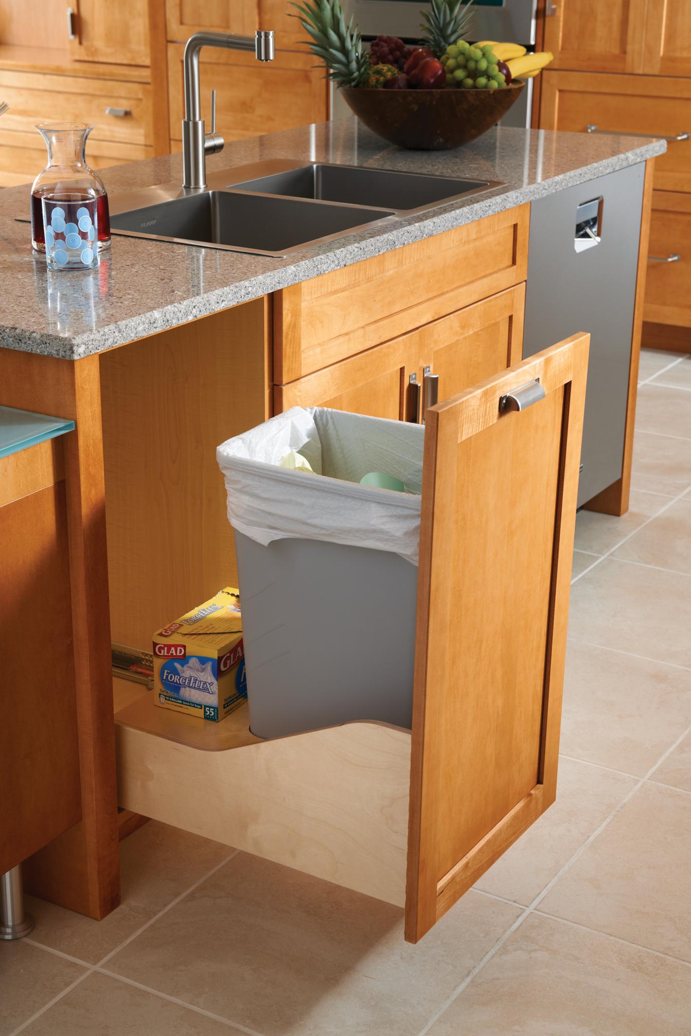 Design-Craft Cabinets | Pull-Out Waste Container
