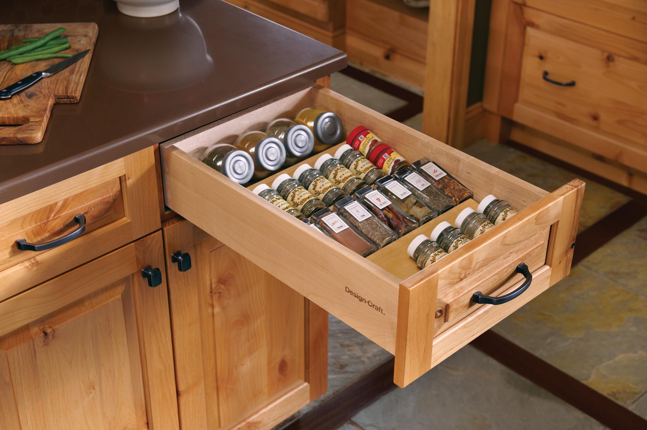 Design-Craft Cabinets | Spice Drawer Insert