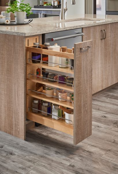 Design-Craft Cabinets | Pull-Out Spice Rack Kitchen Cabinet